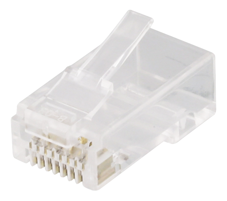 Deltaco RJ45 Cat6a Plugg for patchekabel 20pk