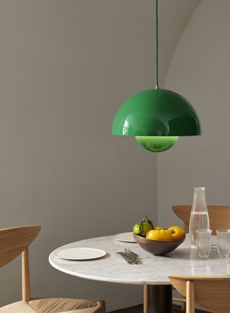 Flowerpot VP7 taklampe - signalgrønn