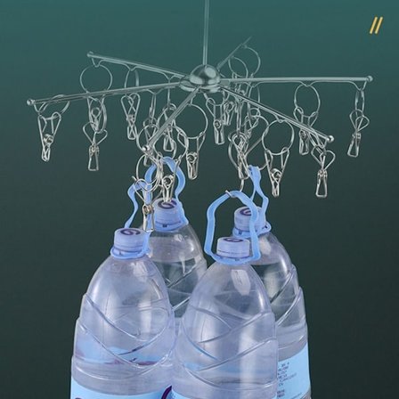 Tørkestativ i rustfritt stål Ståltrådsfortykning Sammenleggbar