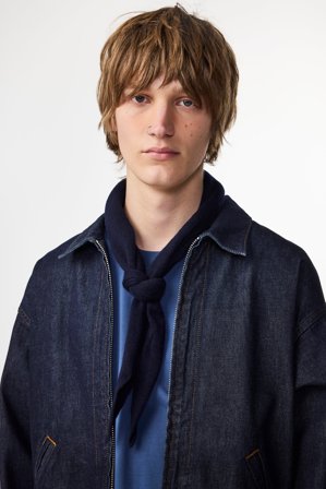 Triangle Scarf Herr Blå Ull