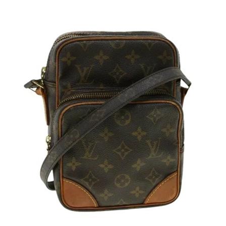 Louis Vuitton Vintage, Pre-owned Canvas louis-vuitton-bags Bruin, Dames, Maat:ONE Size