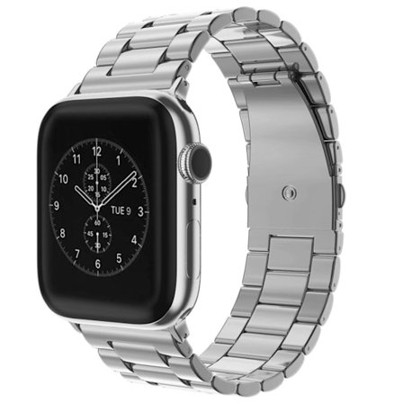 Apple Watch 42/44/46/49mm Klockarmband Rostfritt Stål - Silver