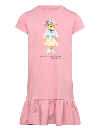 Ralph Lauren Kids | Polo Bear Cotton Jersey Tee Dress | 88-93