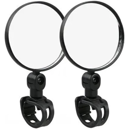 Motorsykkel bakspeil - sykkel bakspeil 360 graders roterende konveks hjelpespeil