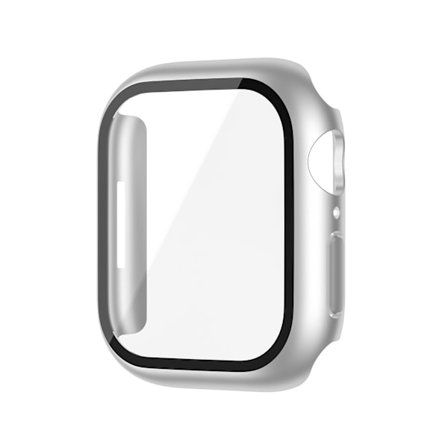 2 kpl Apple Watch 38/40/42/44mm - Täyspeittävä suojakotelo, musta 44mm 44mm