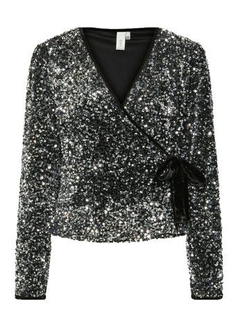 YAS | Yaselle Ls Wrap Top - Show | XS