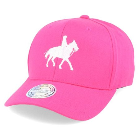 Iconic - Rosa adjustable Keps - Horse Rider Sillhouette 110 Pink Adjustable @ Hatstore