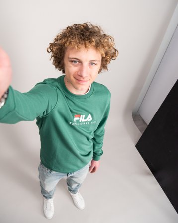 Fila LOHBARBEK logo crew sweat Grøn Trøjer Dreng - Kids Brand Store