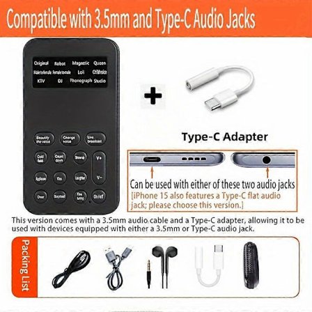 Sanntids stemmeforvrenger for mobiltelefon kan endre mannsstemme til kvinnestemme/kvinnestemme til mannsstemme/barnestemme/onkels stemme/