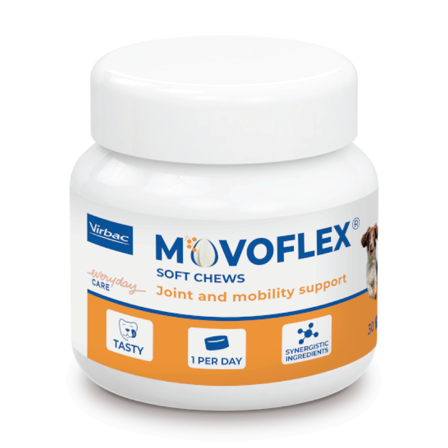 Virbac Movoflex M Tyggebiter til hund mellom 15-35 kg, 30 stk.