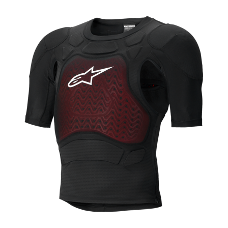 Beskyttelsestrøje Alpinestars Bionic Plasma LT Short Sleeve Sort/Hvid M