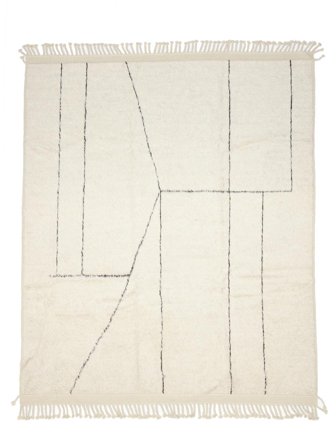Noué À La Main Berbère Style Tapis 256X299 De Laine Jaune/Beige Grand