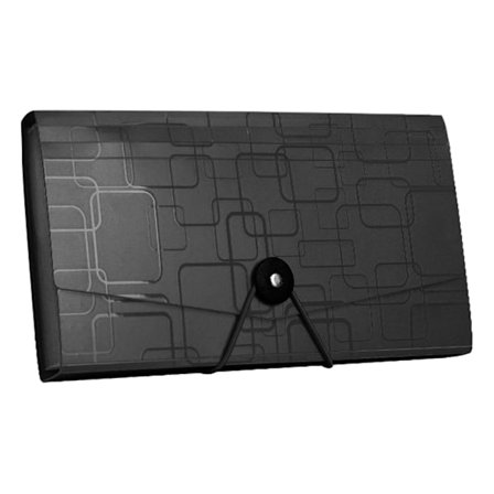 Utvidbar mappe med faner, plastmappe i A4-format