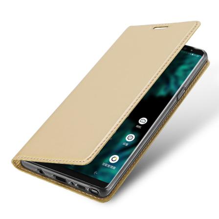 Samsung Galaxy Note 9 - Fodral Med Kortfack Guld