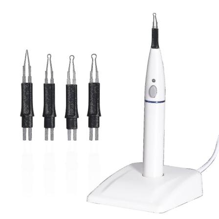 Dental trådlös guttaperka tandköttskärare inre tänder guttaperka cutter + 4 tips