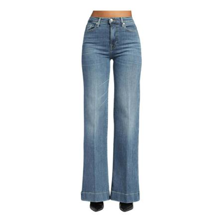 7 For All Mankind Flared Jeans , Blauw , Dames , Maat: W27