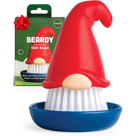 Nyhet! Beardy Gnome Diskborste från Dish Scrub Brush, Gnomes, Udda Presenter, Diskborste, Söta Kökstillbehör, Roliga Köksredskap, Grönsaksborste