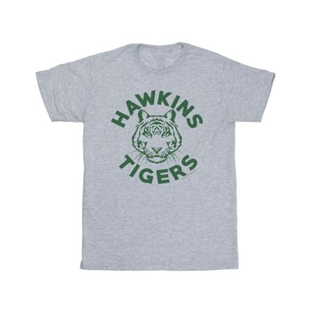 Netflix Girls Stranger Things Hawkins Tigers Bomull T-shirt 9-11 år