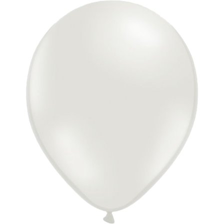 24 stk Hvide latex balloner - 30 cm / 12"