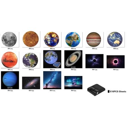 Aurora Moon Galaxy Projektionslampa Kreativ bakgrund Atmosfär Nattljus Jordprojektor Människor Inga människor Koncept Lampa För Födelsedagspresent 