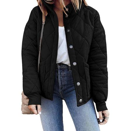 Dam Enfärgad Jacka I Enfärgad Kappa