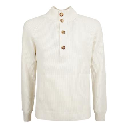 Brunello Cucinelli Trui , Wit , Heren , Maat: M