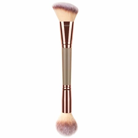 Foundation Makeup Brush, Dubbelsidig Makeup Borste för Blandning