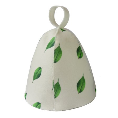 Filt Saunahue Hætte Varmt Tørt Dampbad Huer Enkelt Hovedbeskyttelse