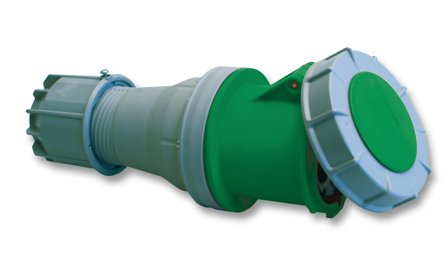 Garo SV 3125-10 S Skjøtekontakt IP67, 4-polet 125 A Grønn, 10 h, Stikkontakter & kabler