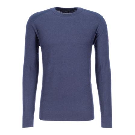 Canada Goose, Round-neck Knitwear Blauw, Heren, Maat:L