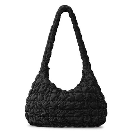 Vattert Tote Bag Puffer Tote Bag SVART