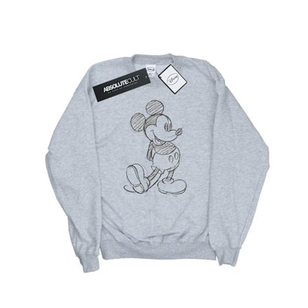 Disney Girls Mickey Mouse Sketch Kick Sweatshirt 12-13 år Sp