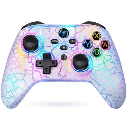 9 RGB Gamepad for Nintendo Switch OLED/Lite/Android/IOS/PC Dator Bärbar Bluetooth spelkontroll 2.4G trådlös joystick CONTROLLER Q214