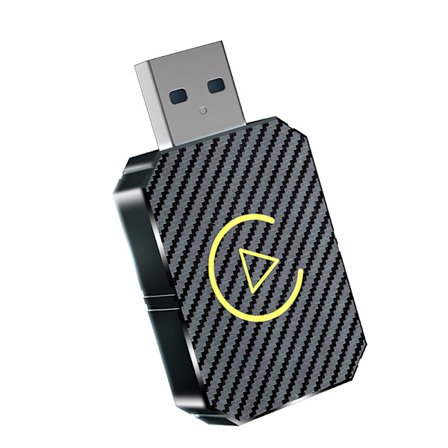 Trådløs CarPlay-adapter 2025 Oppgradert, Trådløs CarPlay-dongel, Konverterer kablet CarPlay til trådløs, Plug and Play CarPlay Trådløs