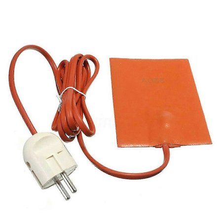 Oransje 250w Bilmotorvarmer Oljepanne Tankvarmerpute Universal Silikonvarmerpute Motoroljepanne Sumptankvarmerpute Med Eu-plugg-MXBC-Good