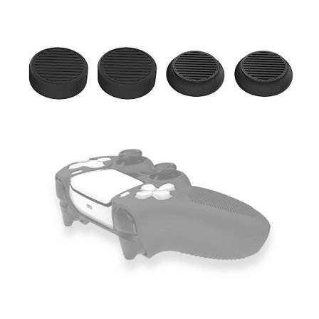4-pack halkfri silikon-joystick-hattar för spelkonsoltillbehör för Sony PS5-kontroll/Amazo