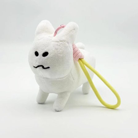 Gubby Plysjleketøy – Indie Spill Samleobjekt Myk Utstoppet Dukke for Fans**Kanin 12cm (gul snor)
