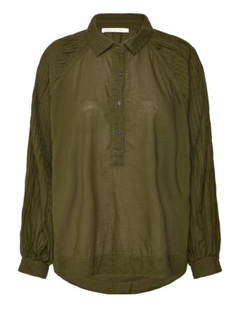 Vanya Bluse Langermet Grønn Rabens Sal R