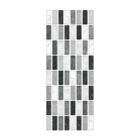 10-pak Selvklæbende Vægdekorationer 3D Vand- og Oliebestandige Fliseklistermærker 30,5x26 cm_TF_TF