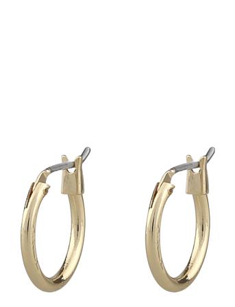 Minna Small Ring Ear Plain G Accessories Jewellery Earrings Hoops Gull SNÖ Of Sweden