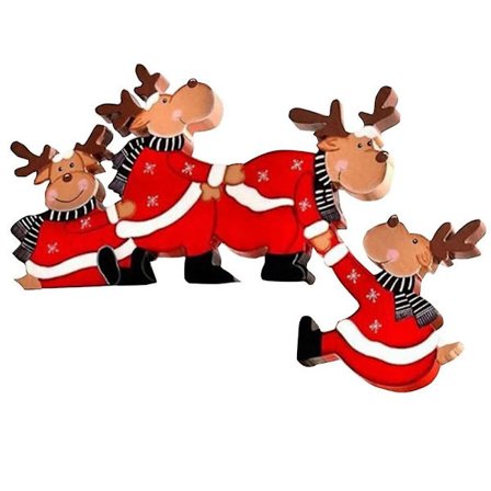 Jultomte Fönster- och Dörrdekoration