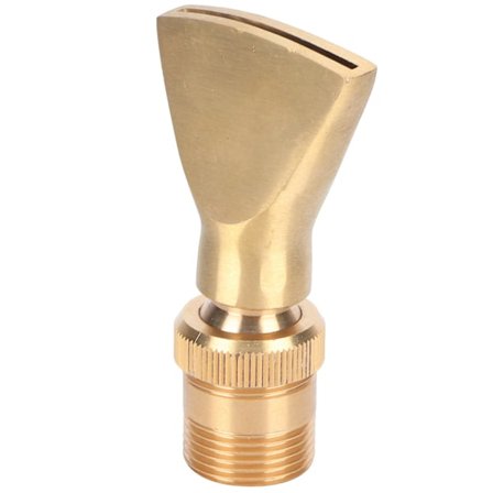Messinkinen kapea tuulettimen suihkuvesisuihkun suutin säädettävä lampi sprinkleri (g1/2 naaras kierre G3/4 uros kierre) BY