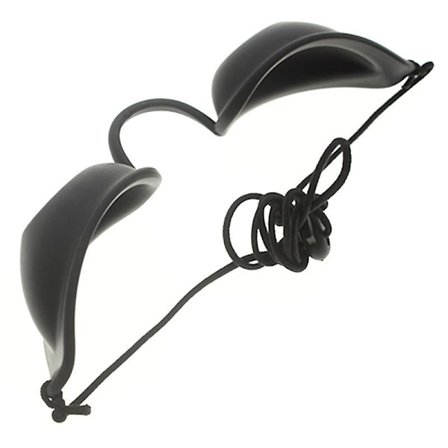 Kannettava ultrapehmeä aurinkosänkylasit silmäsuoja UV-lasit (musta)