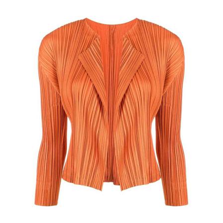 Issey Miyake - Koftor - Orange - Dam - Storlek: L, Dam, Storlek: L