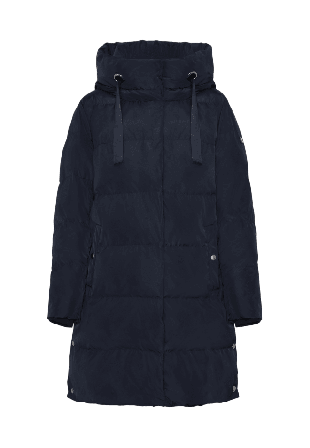 Saki Leona Coat Vinterjackor Dam Blå 44