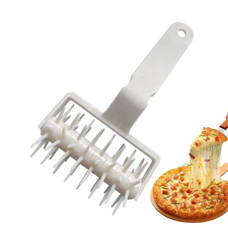 Pizzahjul med ergonomisk håndtak for baking, kaker, kjeks og pizzabunnskjæring (FMY)