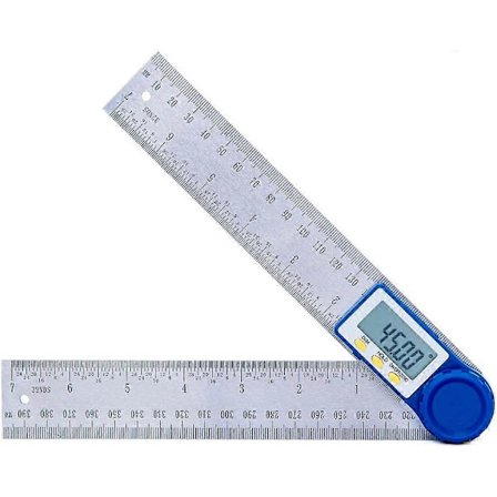 Digital Vinkelmåler 200mm 7 Tommer Digital Vinkelsøger Gradvinkel Lineal Måler Inclinometer Goniometer Vatterpas Elektronisk Vinkelmåler_MGF
