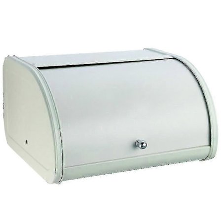 Metal Brødkasse Beholder Køkkenopbevaringsbeholdere Med Rulle Top Låg Køkkenudstyr Opbevaring