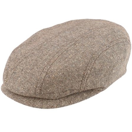 Stetson - Beige flatcap Keps - Ivy Cap Donegal Beige Flat Cap @ Hatstore