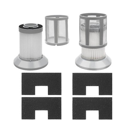 2 HEPA-filterenheder og 4 eftermotorfiltre til 2156A 21562 poseløs støvsuger kompakt Cani